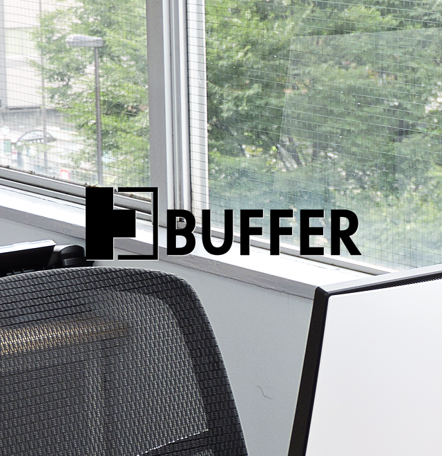 株式会社BUFFERはお客様のビジネスにおける余裕、余力、緩衝を提供します。